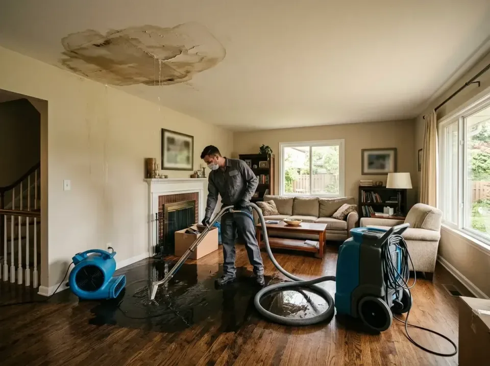 attic-pipe-burst-ceiling-drip-008 — frequently asked questions, Water Damage Restoration & Carpet Care in Midland, MI